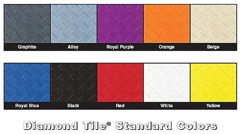 Garage Floor System colours