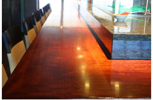 timber bench