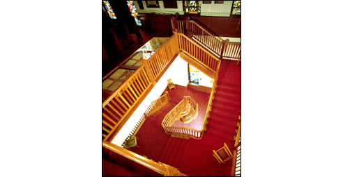 recycled staircase timber