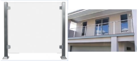 frameless glass handrail