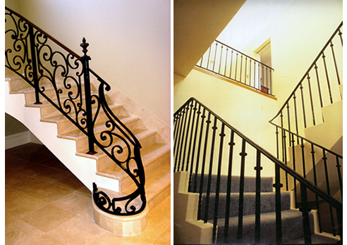 wrought iron staircases