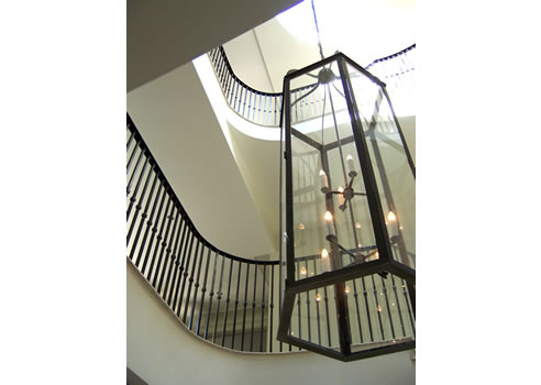 wrought iron staircase