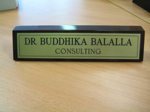 desk sign