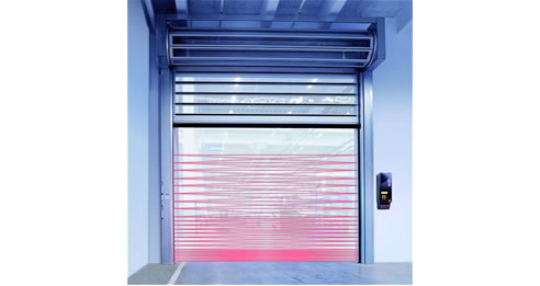 safety curtain for high speed door