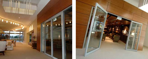 glass doors