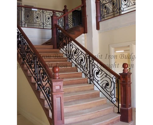 wrought iron staircase