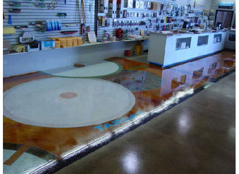 decorative concrete flooring
