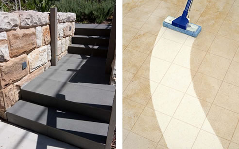 cleaning sandstone