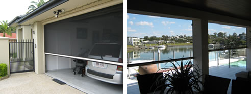 motorised insect screens