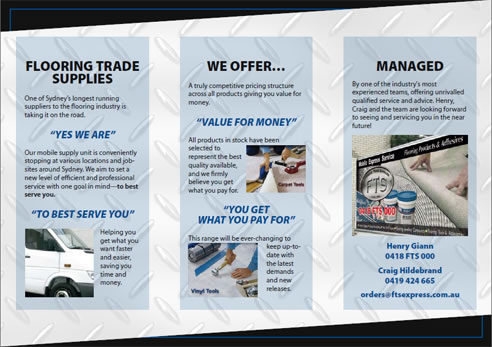 holdfast flooring adhesive brochure page