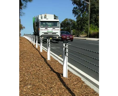 flexfence wire rope safety barrier