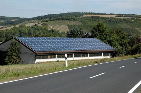 solar panel roof