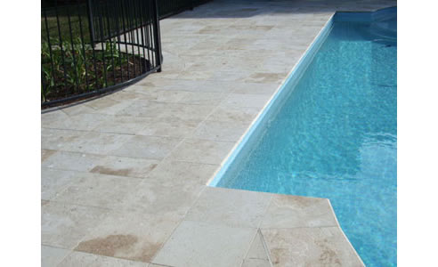 travertine pavers