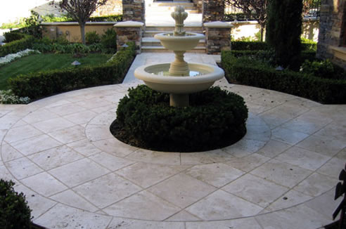 travertine pavers