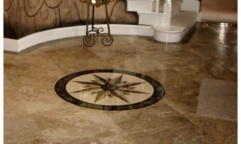 interior travertine tiles