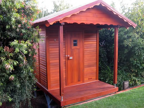 stand alone sauna