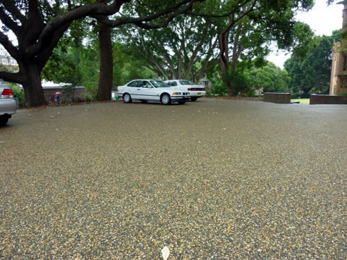 permeable surface carpark