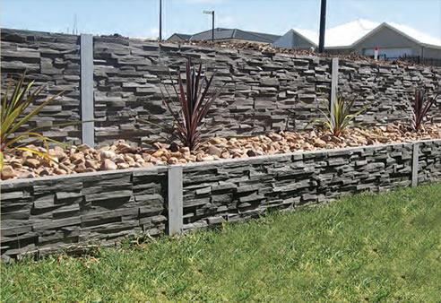 concrete retaining wall