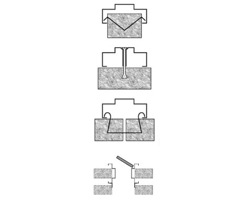 masonry frame fixing diagram