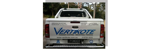 vertikote mobile electrostatic painting vehicle