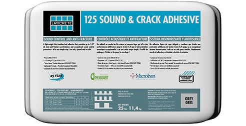 sound and crack adhesive