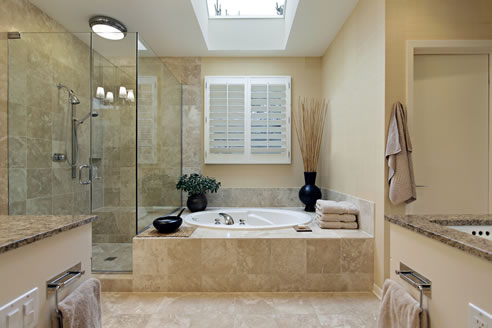 noce imperiale travertine bathroom tiles