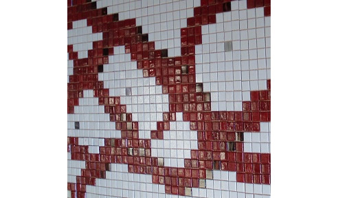 wall tiles red