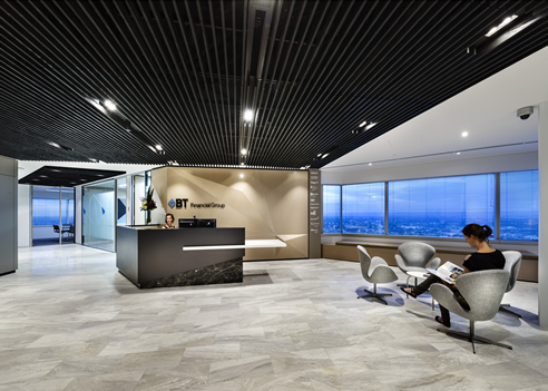 modern office reception