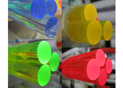 fluorescent acrylic rods