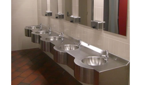 public bathroom sink