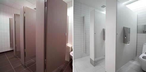 toilet cubical partitions