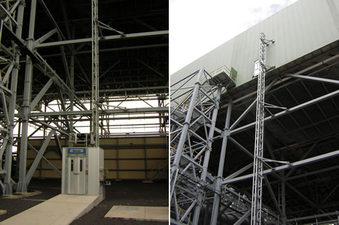 industrial lift at kogan creek power station