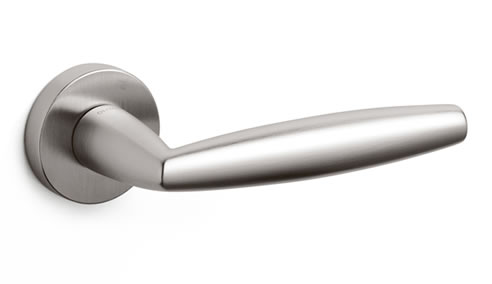 door handle satin finish