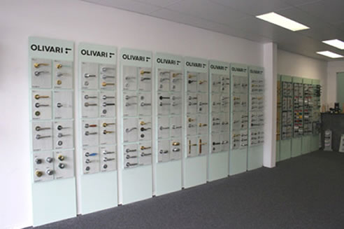 door handle showroom