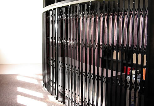 curved security trellis