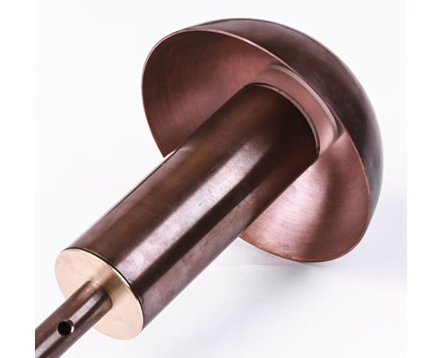 brass led bollard light