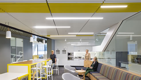slat ceiling tiles at arrow energy