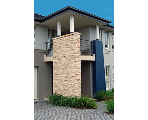 craftstone facade feature