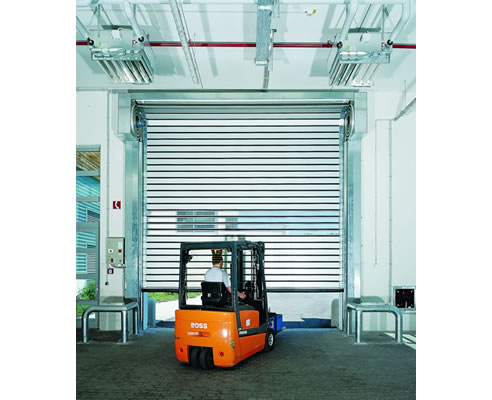 high speed insulated roll door