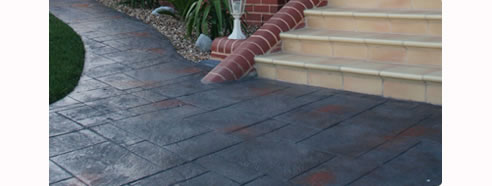 slate look concrete paving