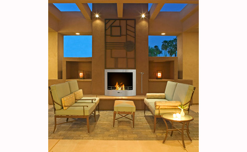 outdoor ethanol fireplace