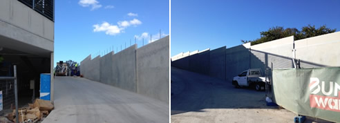 lightweight acoustic wall extension