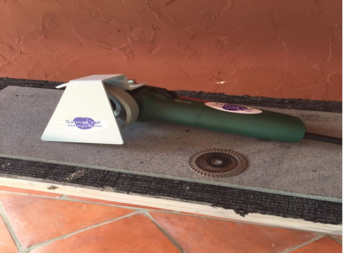 stoneclip stone cutter and guard