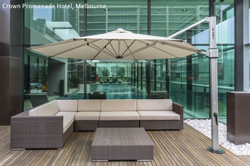 commercial cantilever umbrella