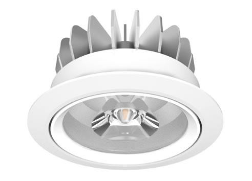 Led Downlight With Compact Heatsink Design Brightgreen