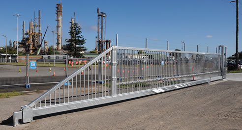 12-metre wide mcg cantilever gate