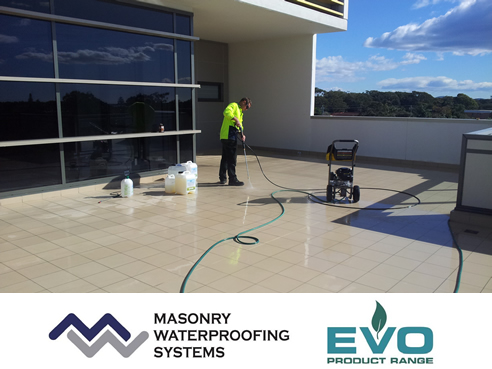 efflorescence prevention tile application