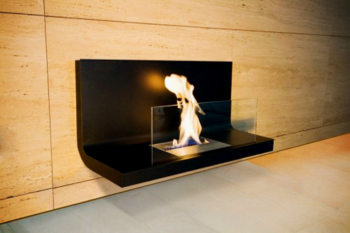 Wall-mounted fireplaces from Ambience Eco Fires