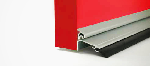 Extruded aluminium door seal from Cowdroy