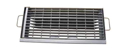 Class D load rated road gully trench grate